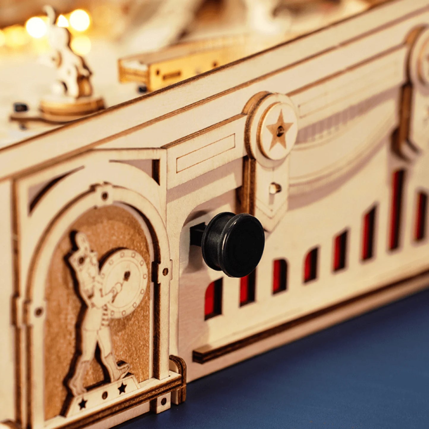 3D Drewniany Automat do Pinballa