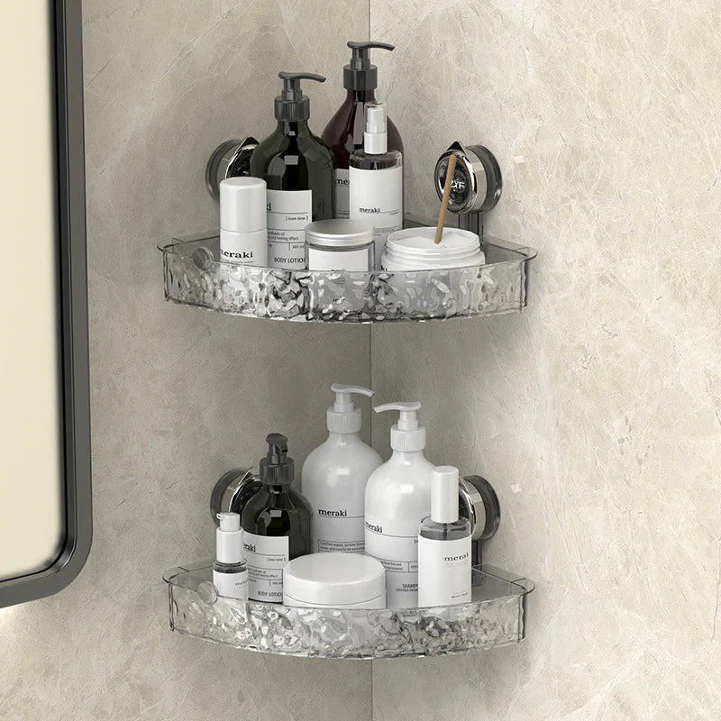 Universal Bathroom Shelf with Suction Cups