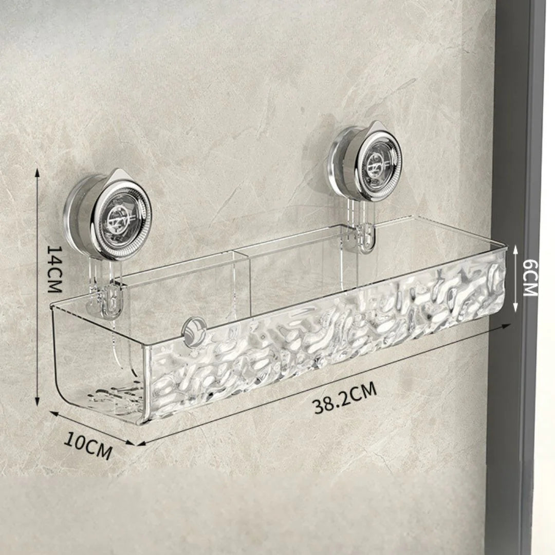 Universal Bathroom Shelf with Suction Cups