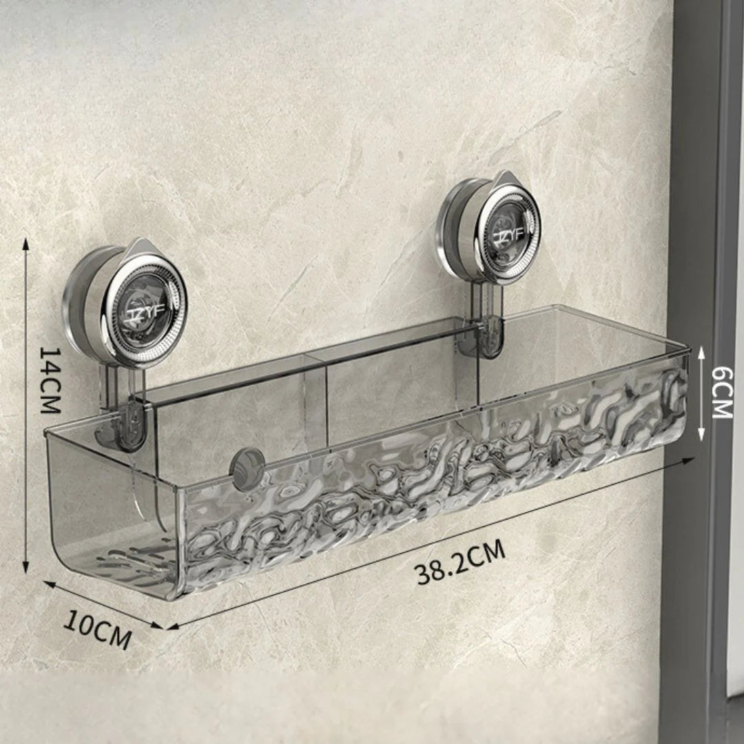 Universal Bathroom Shelf with Suction Cups