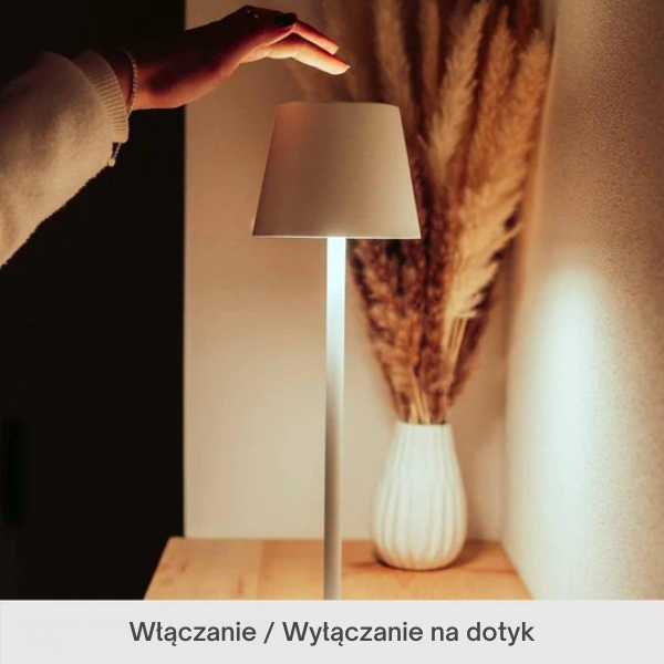 Włoska designerska lampa bezprzewodowa
