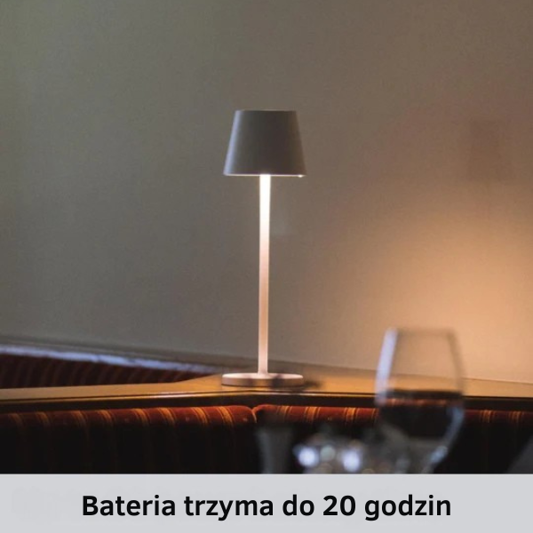 Włoska designerska lampa bezprzewodowa