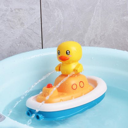 Jouet de bain avec pommeau de douche en forme de canard