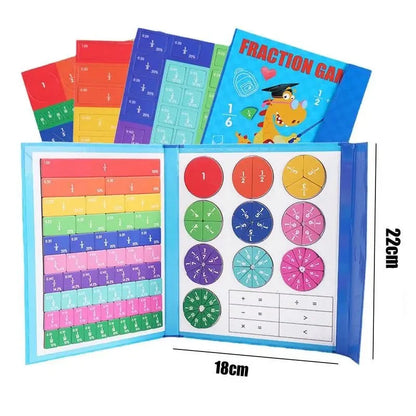 Magnetyczna Gra Matematyczna z Ułamkami