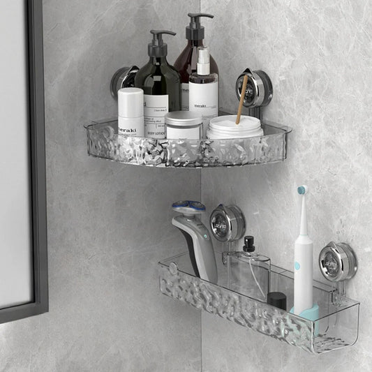 Universal Bathroom Shelf with Suction Cups